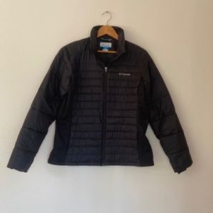 Columbia Women's Powder Pillow Hybrid Quilted Jacket in Black